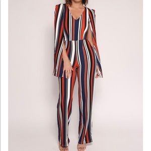 Jumpsuit with cape
